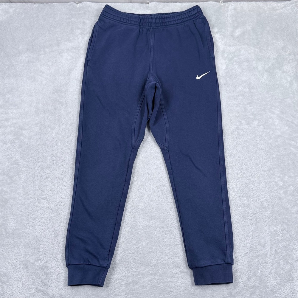 Nike Sportswear Club Fleece Joggers Mens Small Blue Athletic Pants Sweatpants